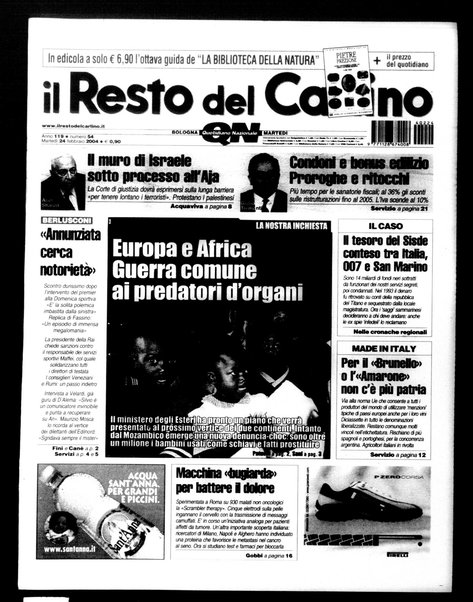 Il Resto del Carlino : giornale dell'Emilia